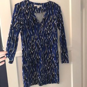 Diane von Furstenberg blue dress size 4